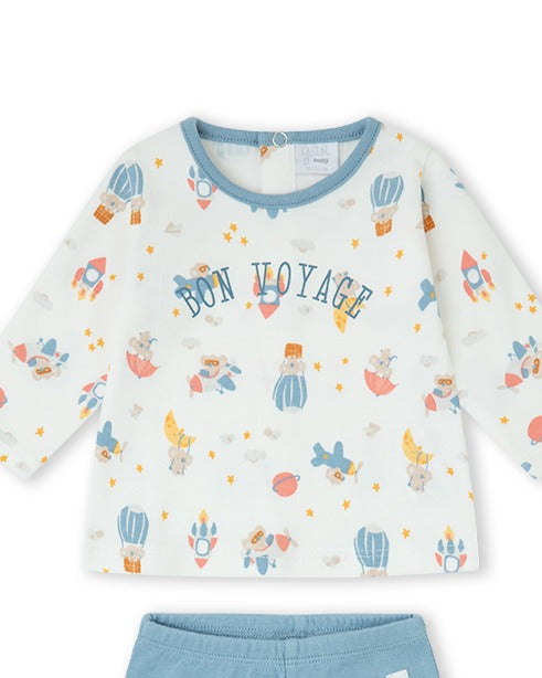 CONJUNTO POLAINA NIÑO CRUDO