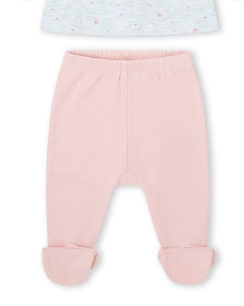 CONJUNTO POLAINA NIÑA ROSA MALVA