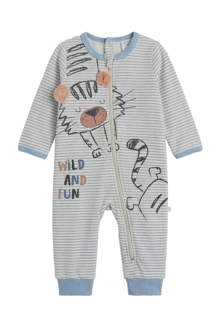 PELELE CREMALLERA NIÑO BEIGE