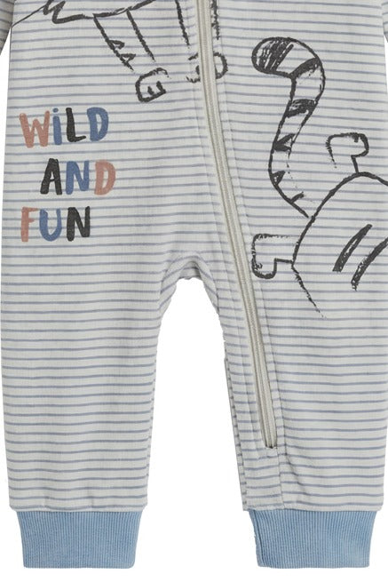 PELELE CREMALLERA NIÑO BEIGE
