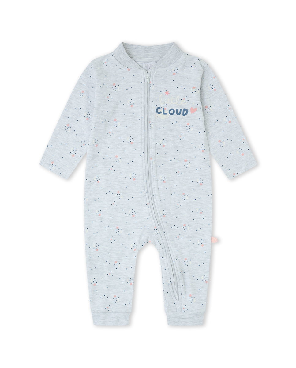 PELELE CREMALLERA NIÑA GRIS VIGORÉ