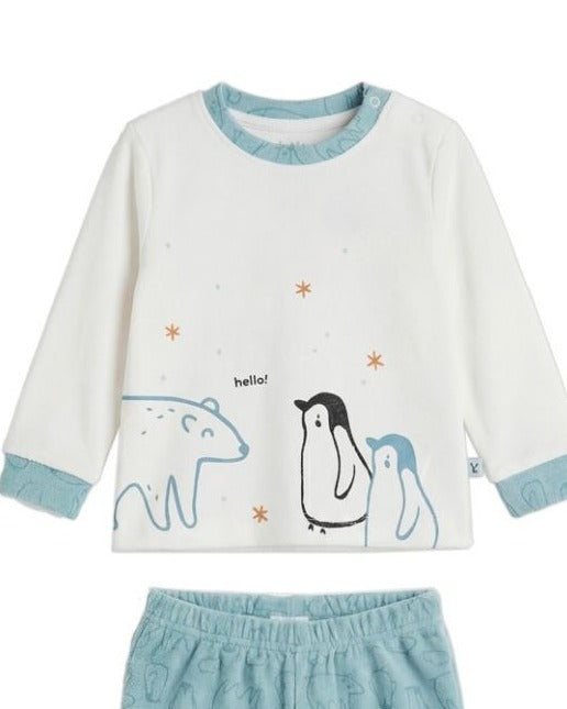 PIJAMA  NIÑO BEIGE