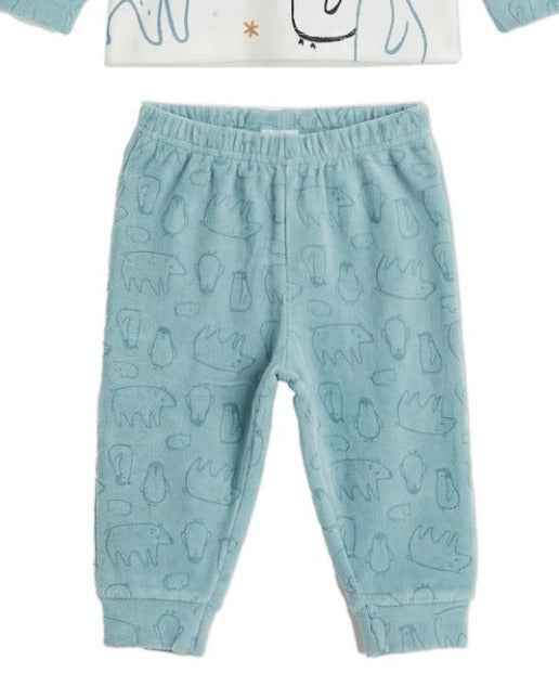 PIJAMA  NIÑO BEIGE