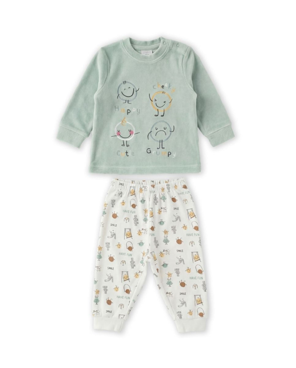 PIJAMA  NIÑO VERDE