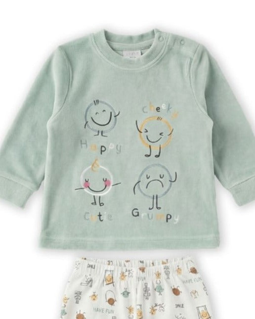 PIJAMA  NIÑO VERDE
