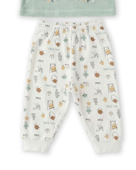 PIJAMA  NIÑO VERDE