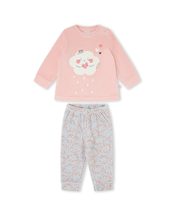 PIJAMA  NIÑA MELOCOTÓN