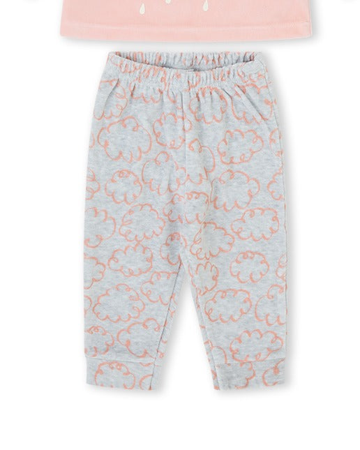 PIJAMA  NIÑA MELOCOTÓN