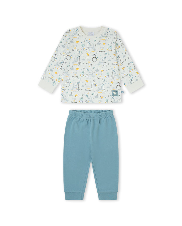 PIJAMA  NIÑO BEIGE