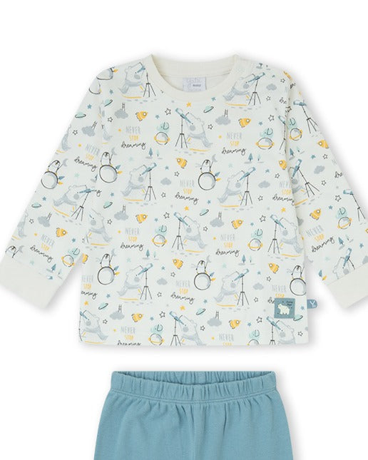 PIJAMA  NIÑO BEIGE
