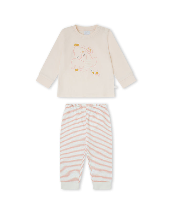 PIJAMA  NIÑA MELOCOTÓN