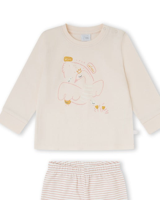 PIJAMA  NIÑA MELOCOTÓN