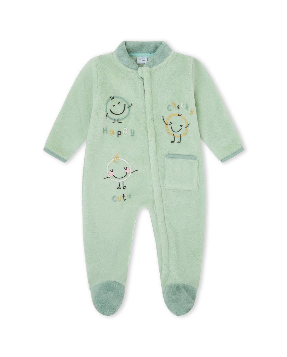 PELELE CREMALLERA NIÑO VERDE