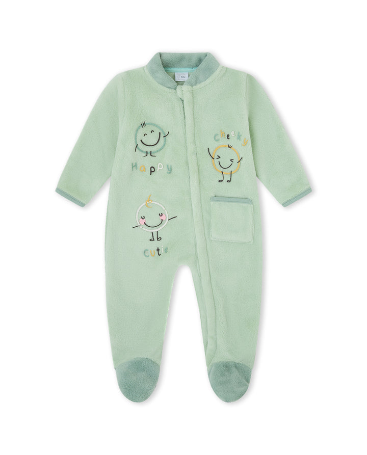 PELELE CREMALLERA NIÑO VERDE