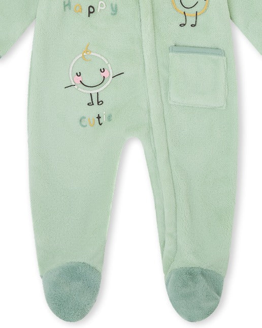 PELELE CREMALLERA NIÑO VERDE