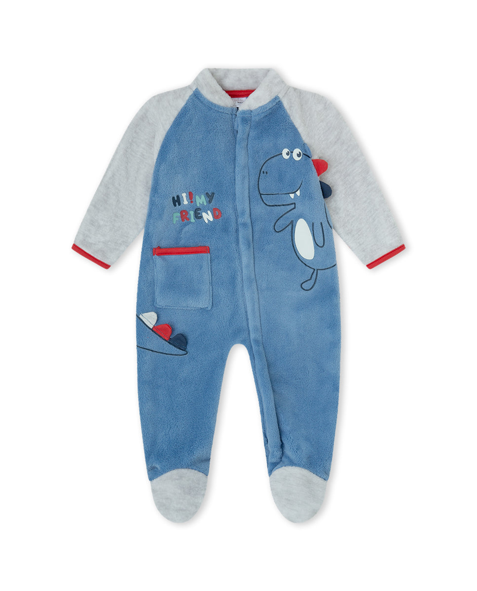 PELELE CREMALLERA NIÑO AZUL
