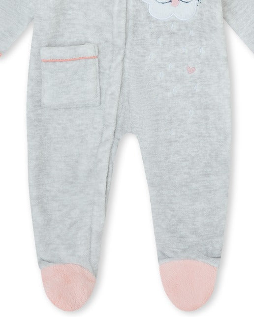PELELE CREMALLERA NIÑA GRIS VIGORÉ