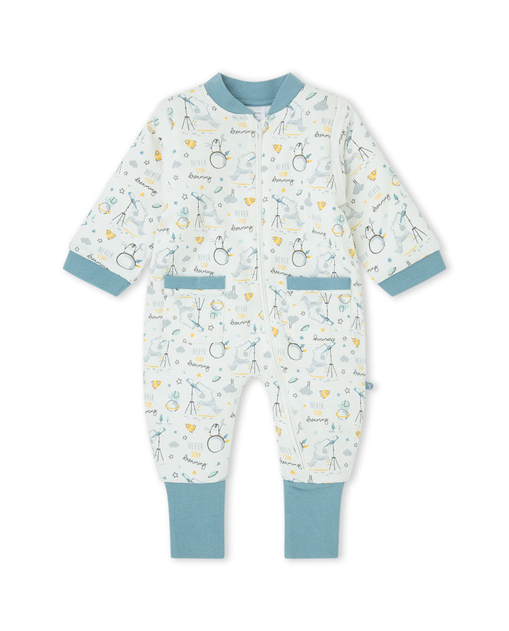 PELELE CREMALLERA NIÑO BEIGE
