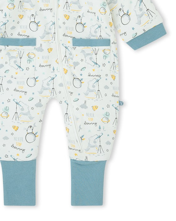 PELELE CREMALLERA NIÑO BEIGE