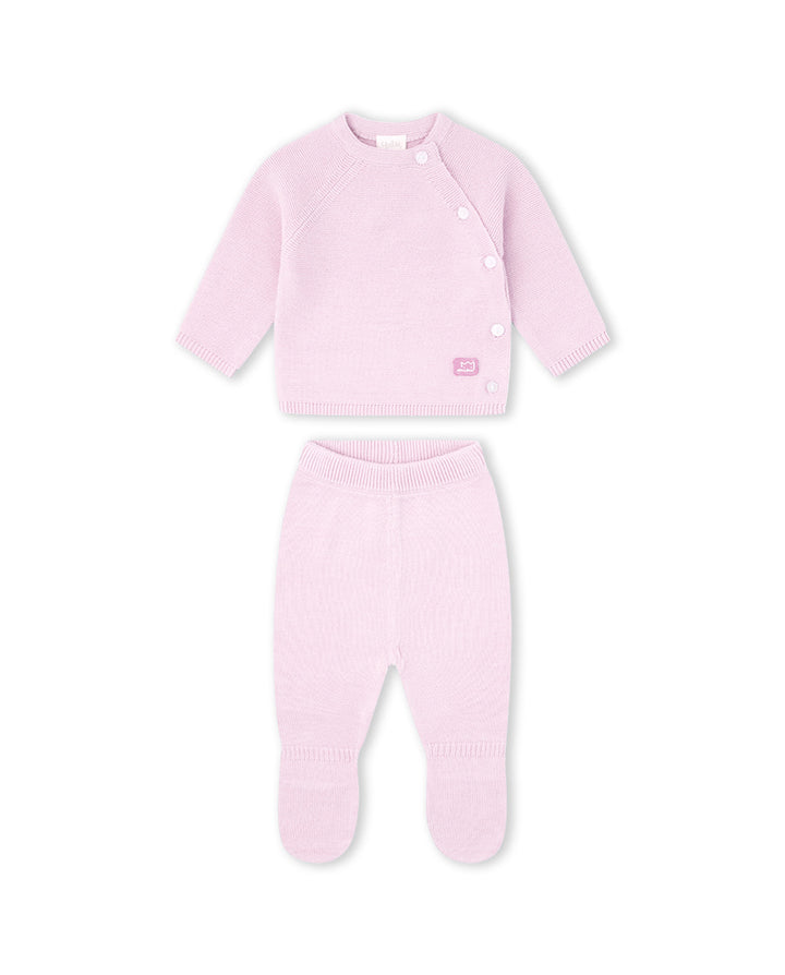 CONJUNTO TRICOT UNISEX ROSA