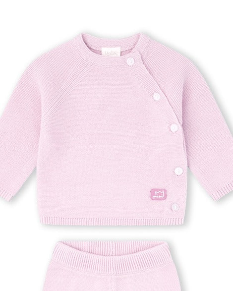 CONJUNTO TRICOT UNISEX ROSA