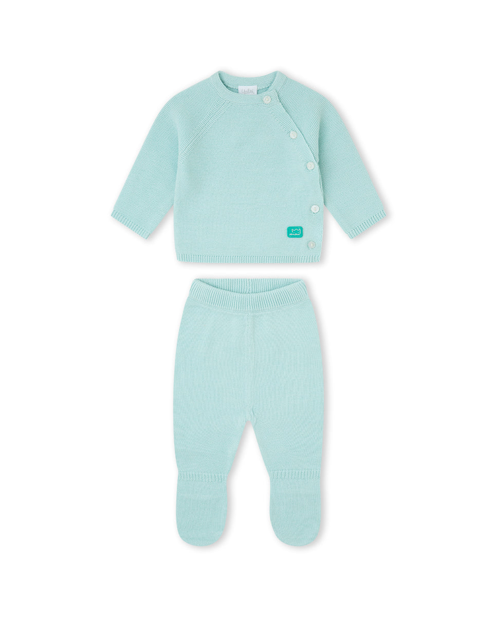 CONJUNTO TRICOT UNISEX VERDE