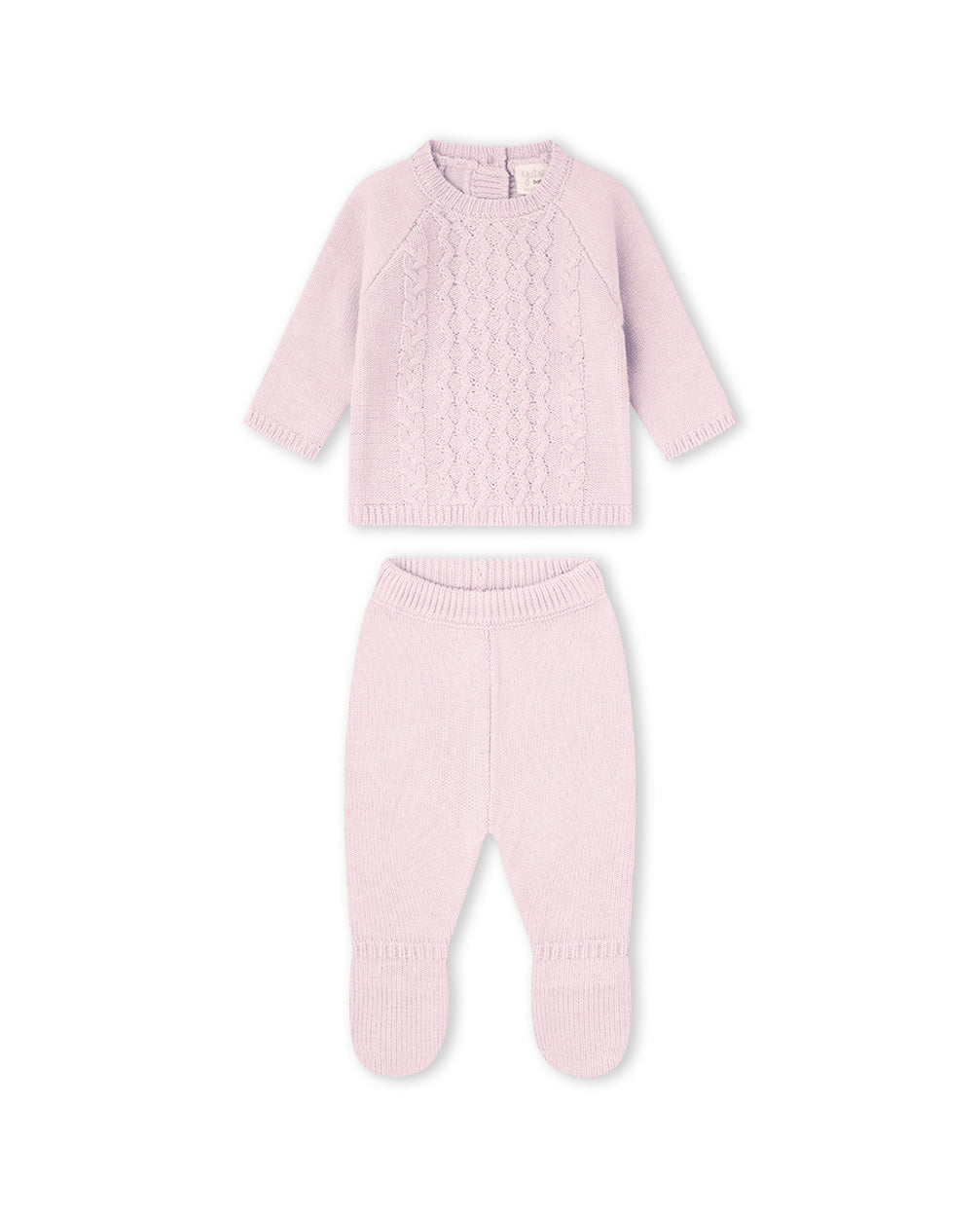 CONJUNTO TRICOT UNISEX ROSA
