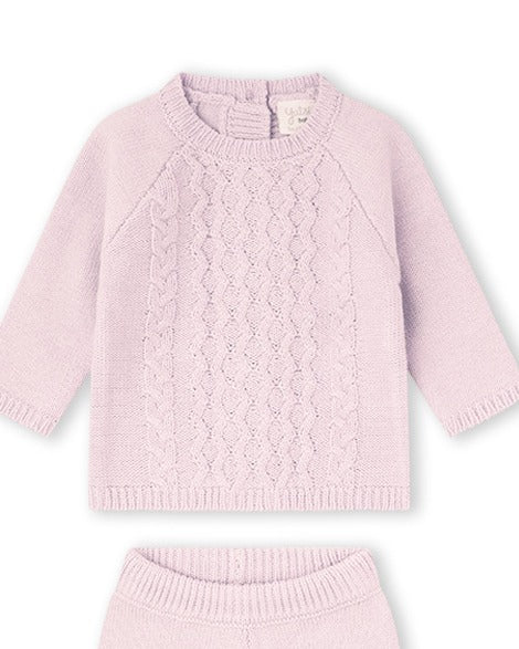 CONJUNTO TRICOT UNISEX ROSA