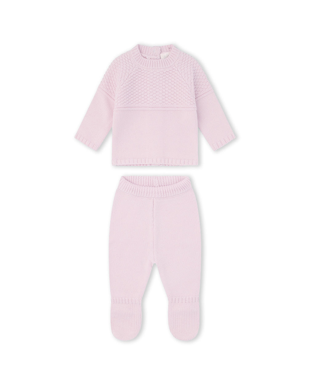 CONJUNTO TRICOT UNISEX ROSA