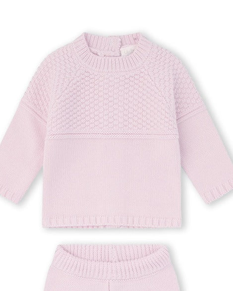 CONJUNTO TRICOT UNISEX ROSA