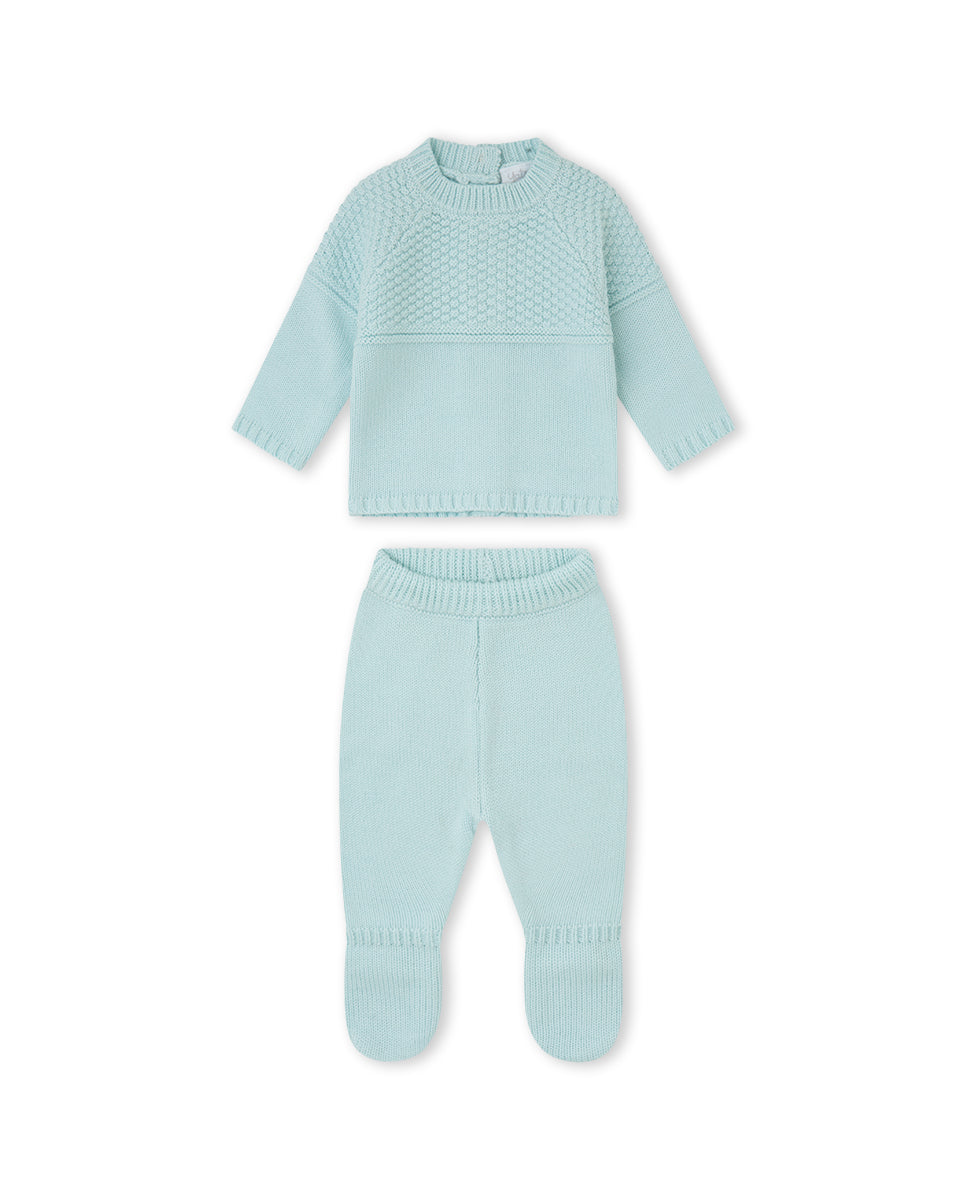 CONJUNTO TRICOT UNISEX AGUA