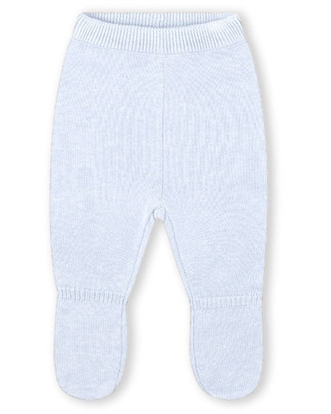 CONJUNTO TRICOT NIÑA CELESTE