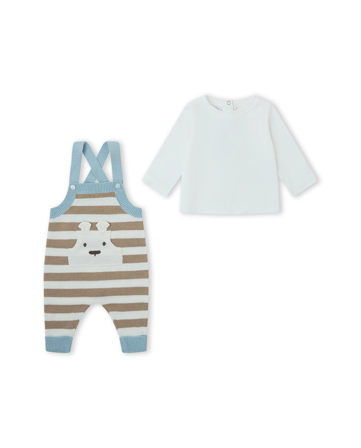 CONJUNTO TRICOT UNISEX BEIGE