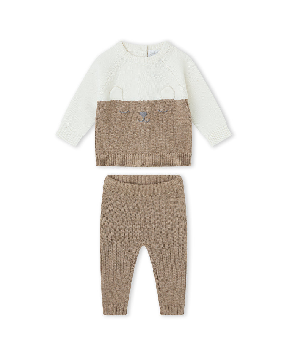 CONJUNTO TRICOT UNISEX GRIS VIGORÉ