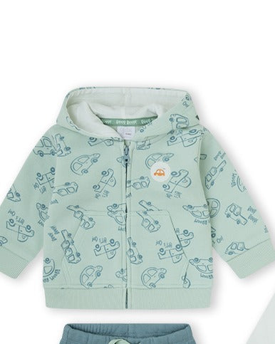 CONJUNTO 3 PIEZAS NIÑO VERDE