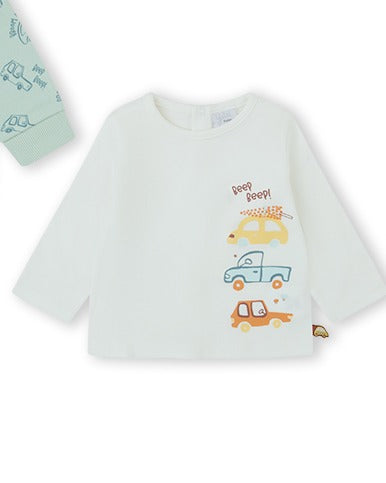 CONJUNTO 3 PIEZAS NIÑO VERDE
