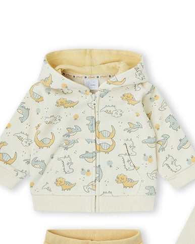 CONJUNTO 3 PIEZAS NIÑO BEIGE