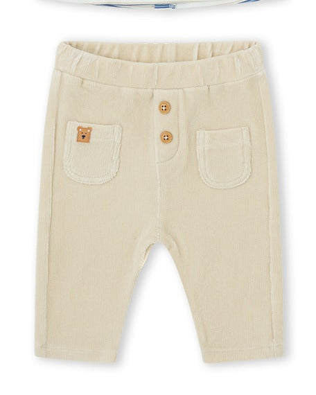 CONJUNTO 2 PIEZAS NIÑO BEIGE