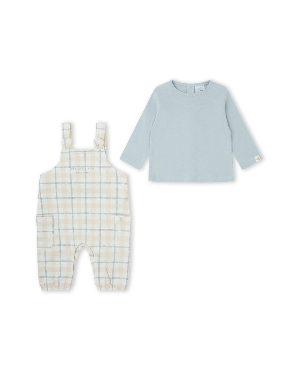 CONJUNTO PETO UNISEX BEIGE