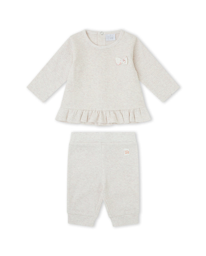CONJUNTO 2 PIEZAS NIÑA CRUDO