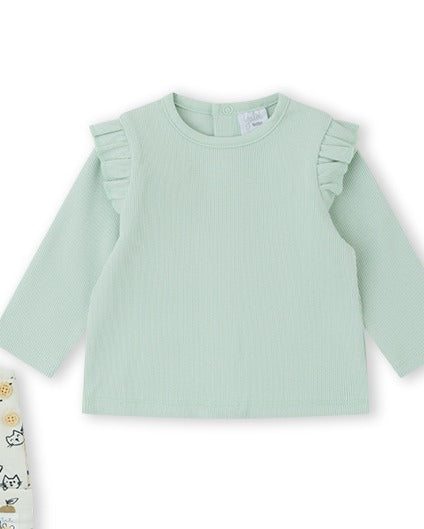 CONJUNTO PETO NIÑA BEIGE