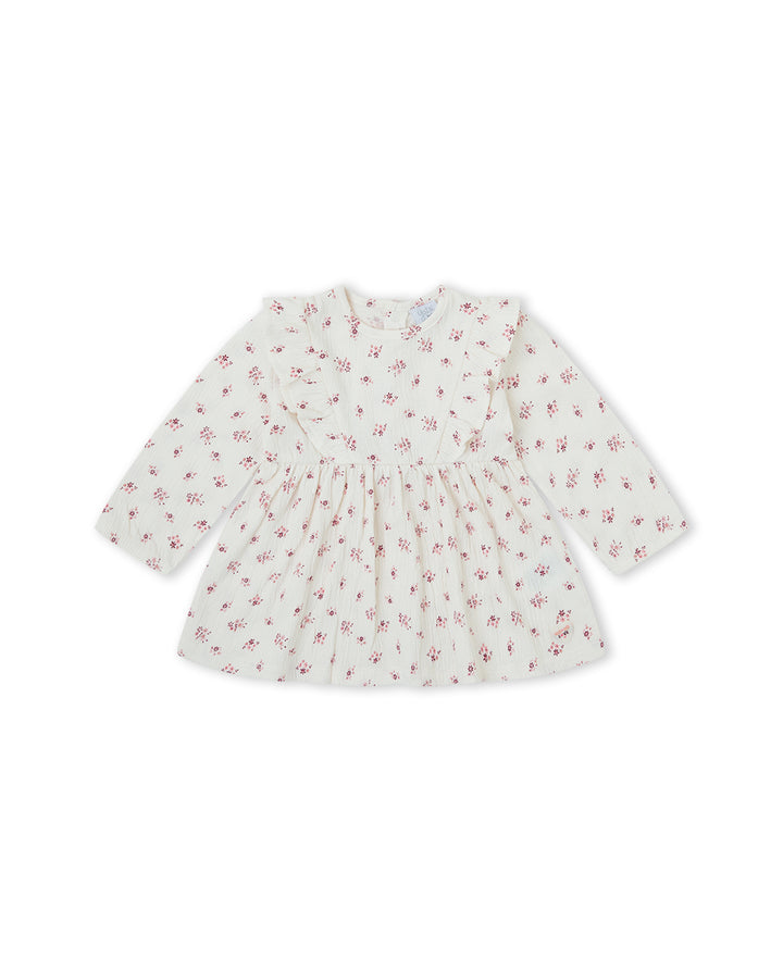 VESTIDO NIÑA BEIGE