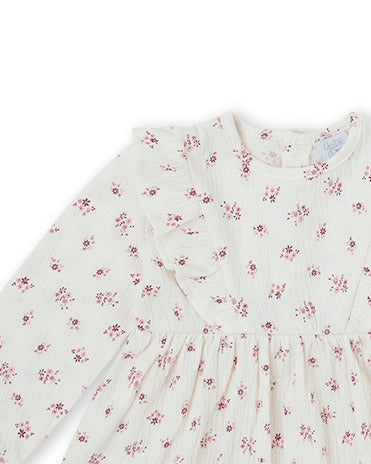 VESTIDO NIÑA BEIGE