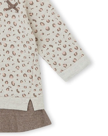 VESTIDO NIÑA BEIGE