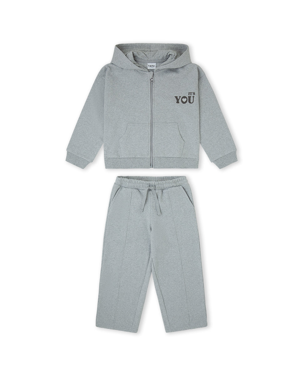 CHÁNDAL CON CAPUCHA NIÑA GRIS VIGORÉ