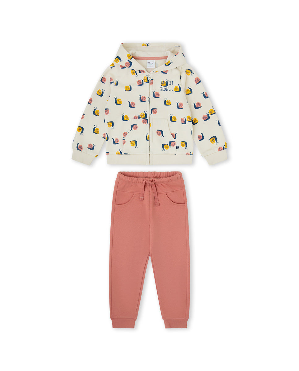 CHÁNDAL CON CAPUCHA NIÑA ROSA