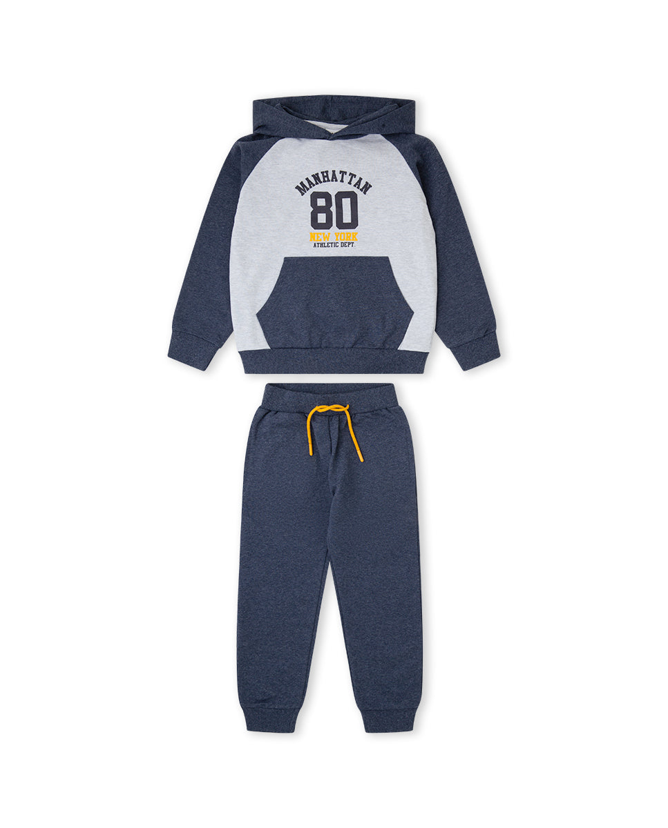 CHÁNDAL CON CAPUCHA NIÑO AZUL