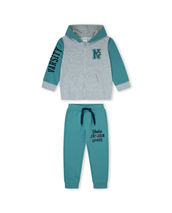 CHÁNDAL CON CAPUCHA NIÑO VERDE