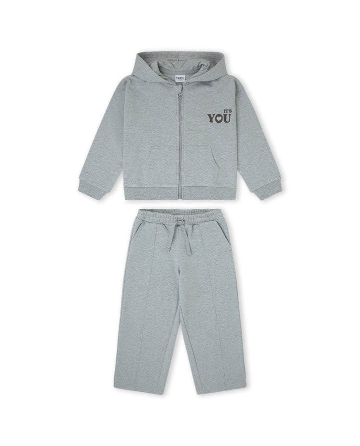CHÁNDAL CON CAPUCHA NIÑA GRIS VIGORÉ
