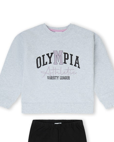 CONJUNTO LEGGINGS NIÑA GRIS VIGORÉ